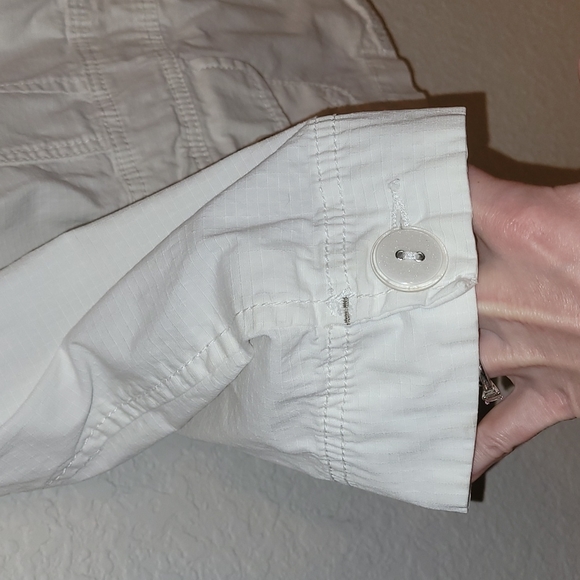 Zenim Jeans white demin jacket size Medium - Picture 4 of 7